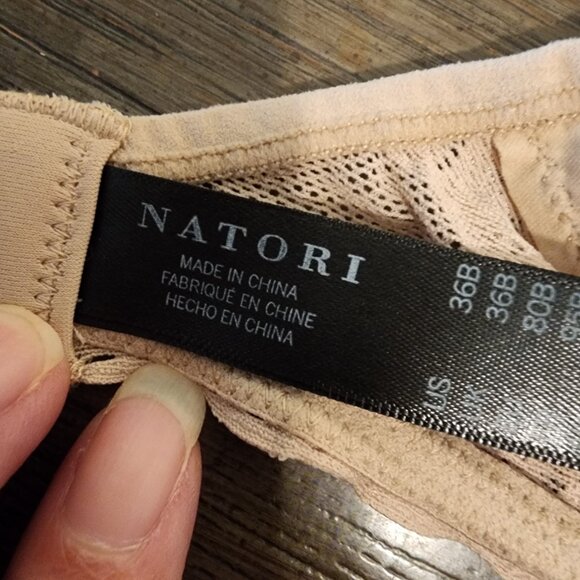 Natori Bliss Perfection Contour Underwire Bra Tan 36B - Picture 11 of 13